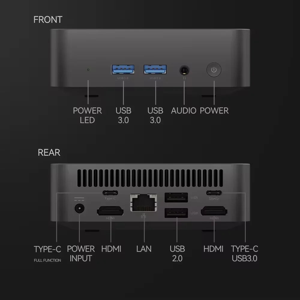 Mini PC Core I9 10980HK I3 6100U Windows 11 Por Gamer Mini Computer 16GB 32GB DDR4 1TB SSD PC Gamer Desktop Portable Office PC