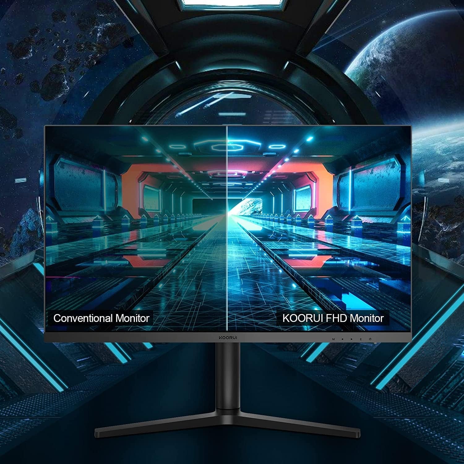 27 Inch Gaming Monitor 240 Hz, Black