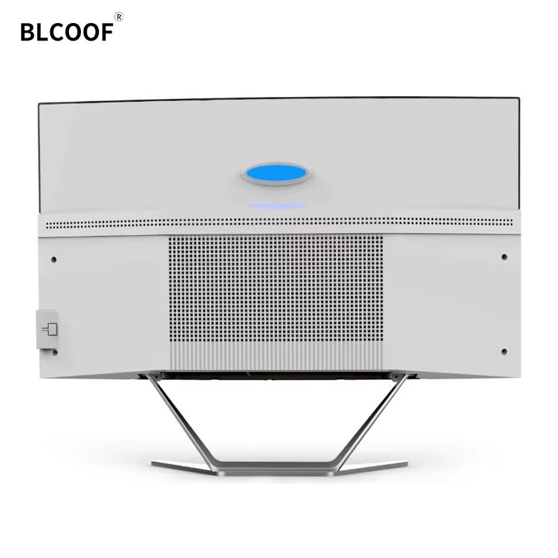 POS Computer Curved Screen All in One PC DDR4 Complete Full Set Gaming PC Build in CPU Desktop PC Windows 11 with Keyboard